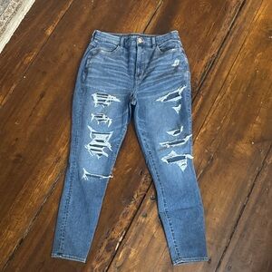 American Eagle Ripped Blue Jeans